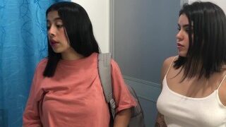 Sharing Hotel Room with Latina Stepmother and Sister: A Trio Experience