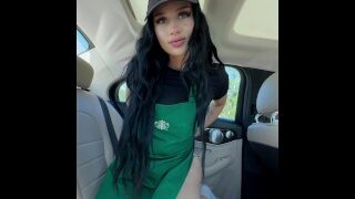 Starbucks Barista with Big Ass Gets Fucked Senselessly