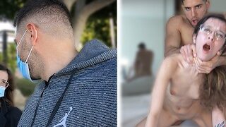 Broken fan blade, once treasured for Spanish flair, now discarded amidst COVID-19 concerns. Latina memento, destroyed.