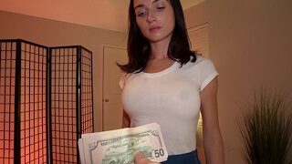 Petite masseuse, big boobs massage, client’s unforgettable climax.