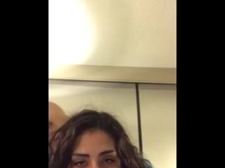 Arab-Lebanese woman engages in oral and intercourse with multiracial man.