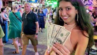 Man forced prostitute on street, violated in all holes, ended on face.