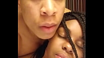 Ebony unleashed pervy excitement in the hotel room.